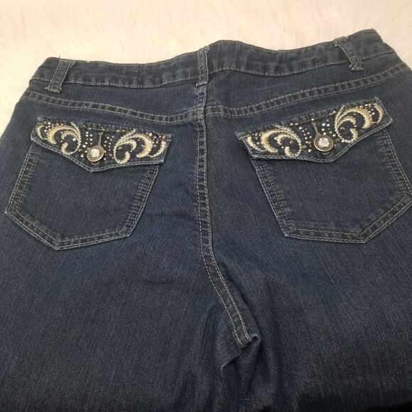 Christopher and Banks Blingy Jeans. Size 10. - Picture 6 of 13